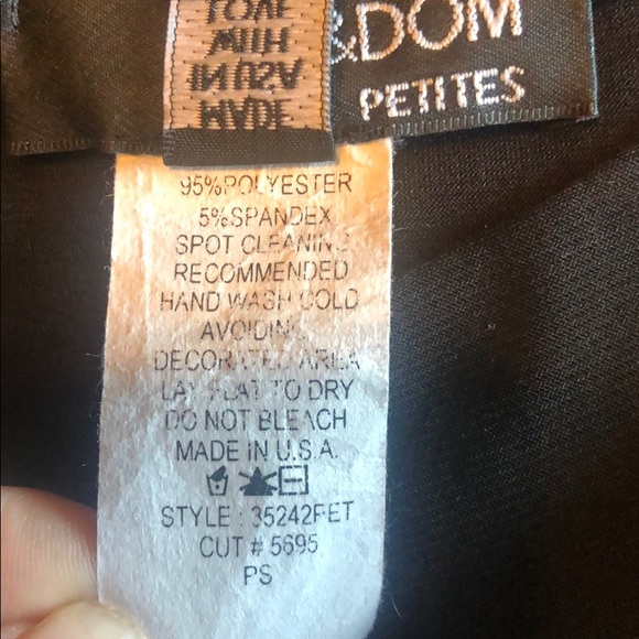 Nic & Don long black sleeveless dress - Picture 7 of 8